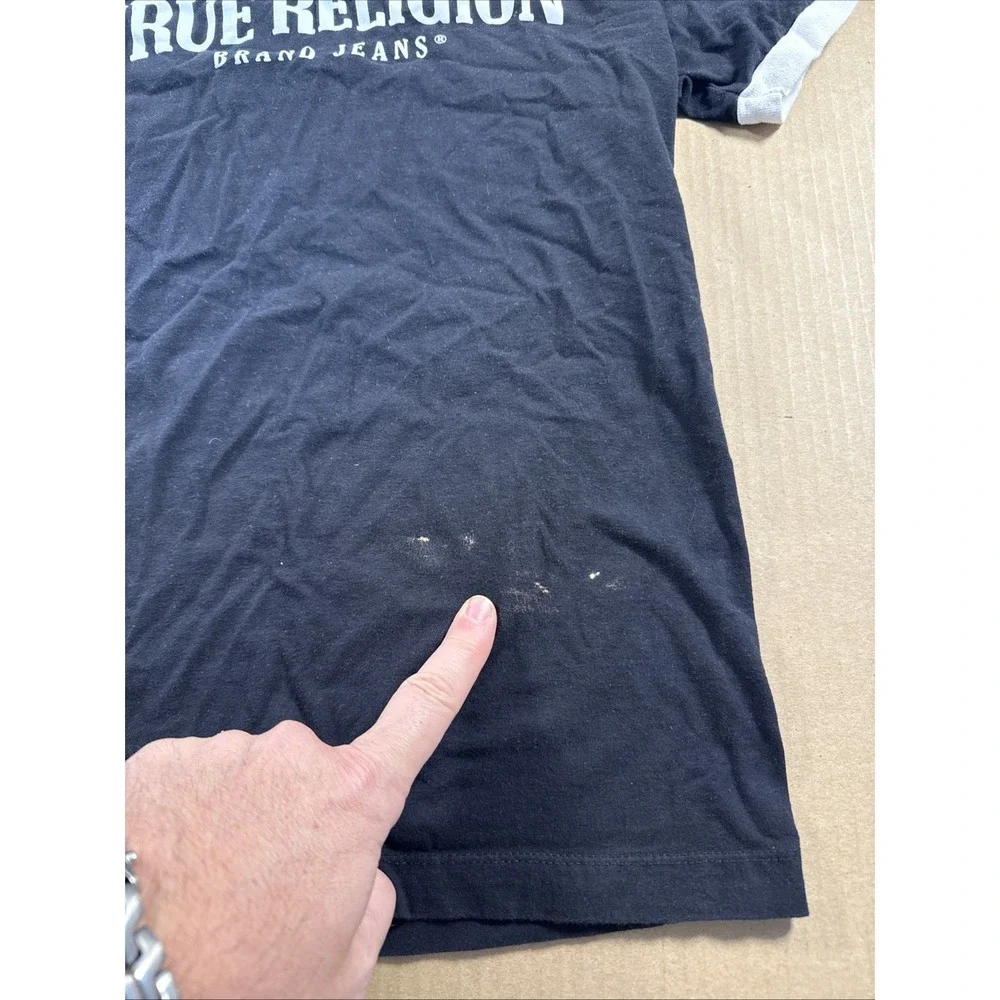True Religion Short Sleeve Shirt Medium Logo Tee